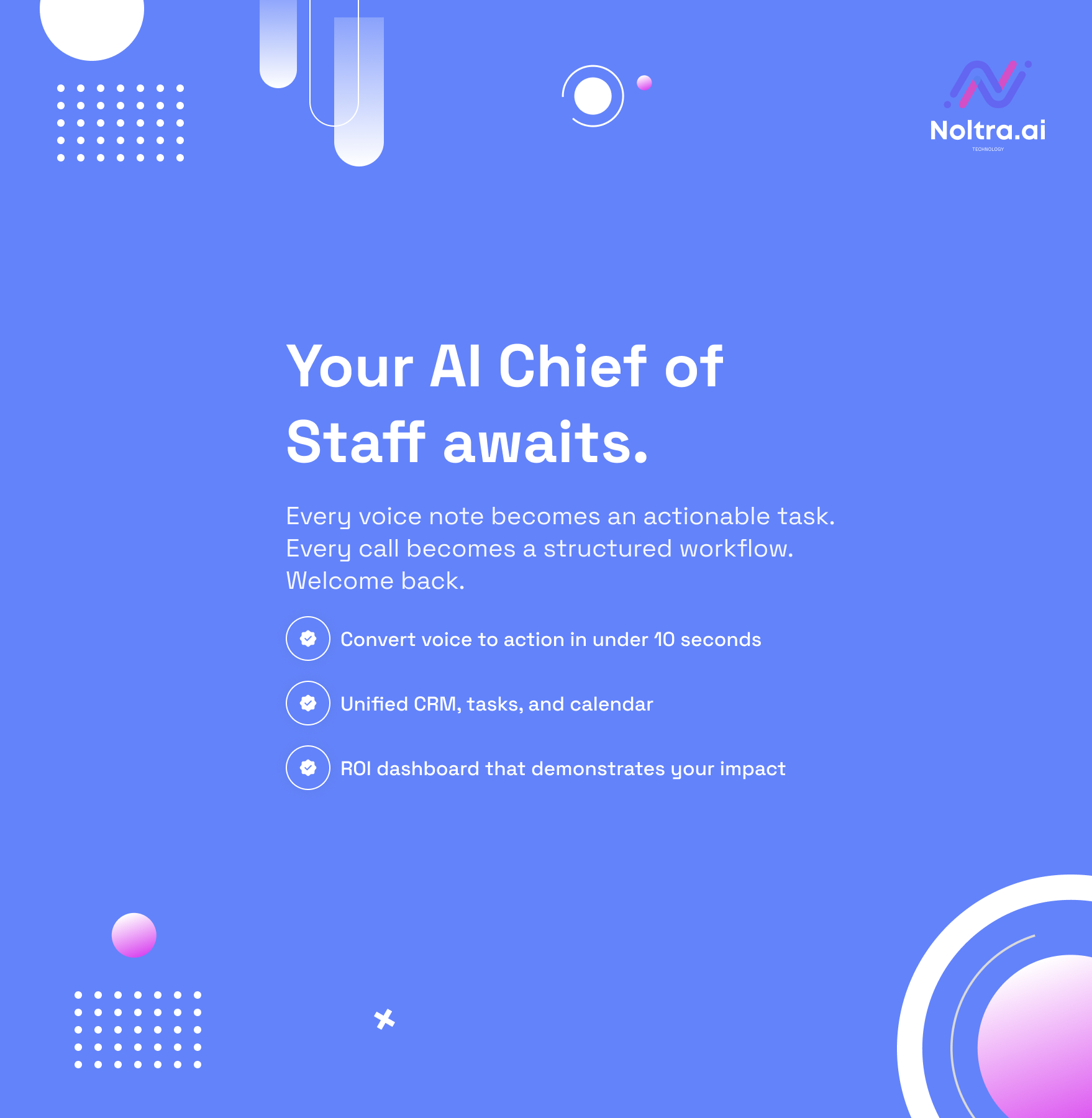 Noltra AI product benefits
